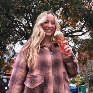 Free people Flannel coat